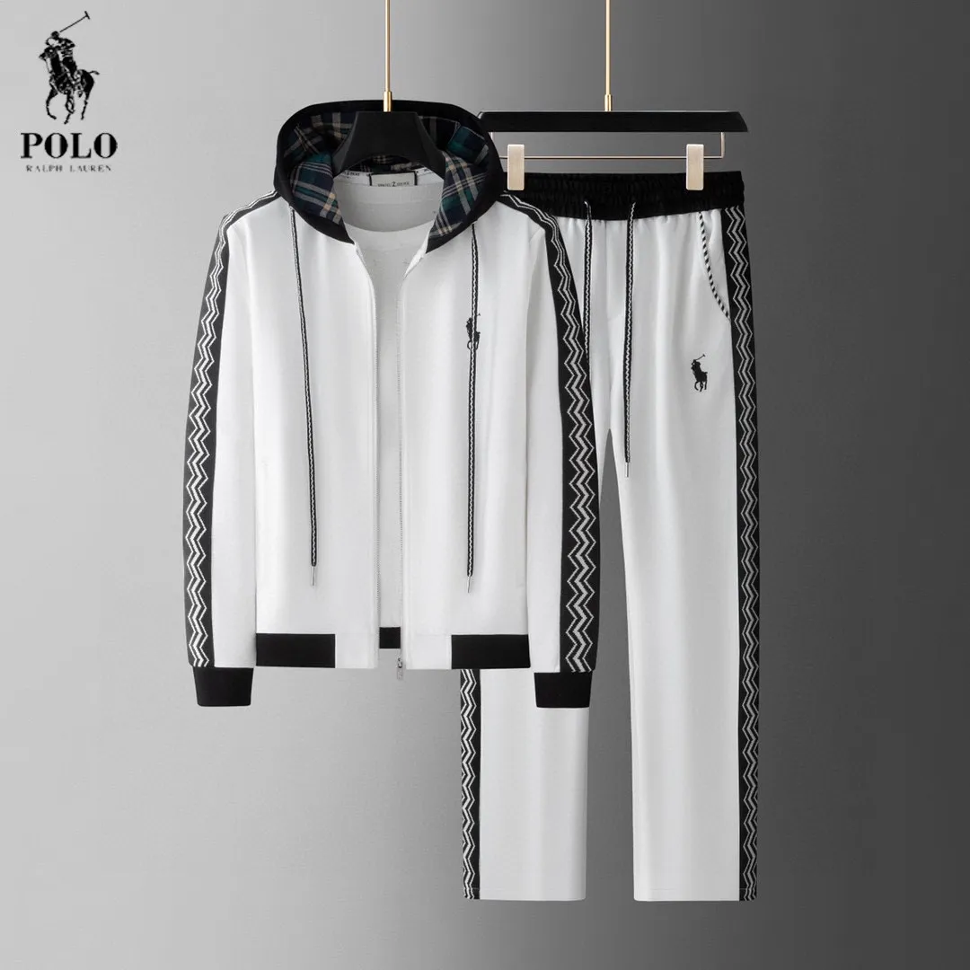 🅿️620 [POLo Paul] hot-selling suit is coming. Focus on the original version of the official website. 2025 new hot-selling cardigan and sweatshirt suit. The original order is the best. 🇭🇰The meticulous work of top designers. It is a fitting and perfect upper body effect. All-natural high-quality Tencel Roman cotton 100%, close-fitting comfort, noble and elegant! Original hardware embodies elegance and nobility! Counter size: M-4XL (up to 190 pounds)